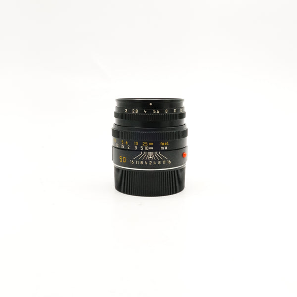 Pre-Owned Leica Summicron-M 50mm f/2 lens With Caps & Case Year 1997 SN: 3817971 (Second Hand)