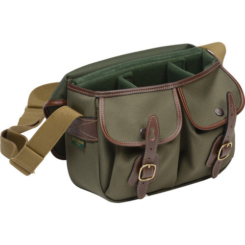 Billingham Hadley Small Camera Bag - Sage FibreNyte / Chocolate Leather