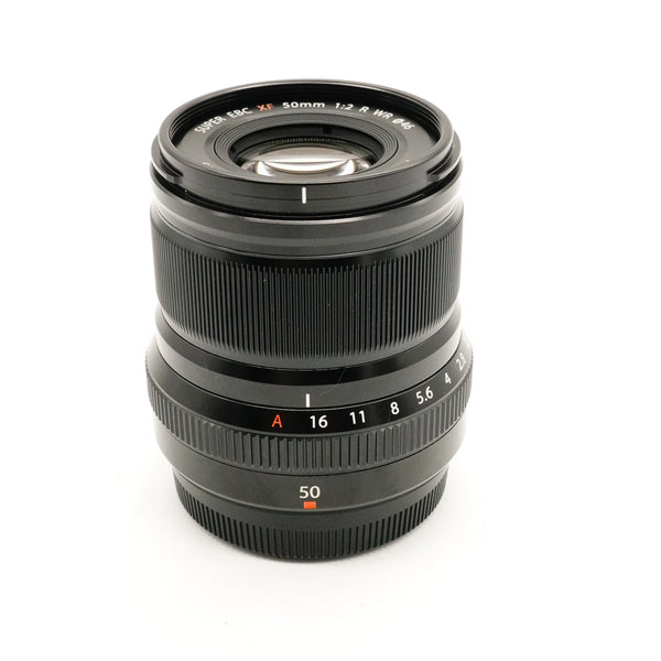 Pre-Owned Fujifilm XF 50MM F2 R WR LENS BLACK  With Box, Hood, Fuji Protector Filter SN: 9AA01065 (Second Hand)