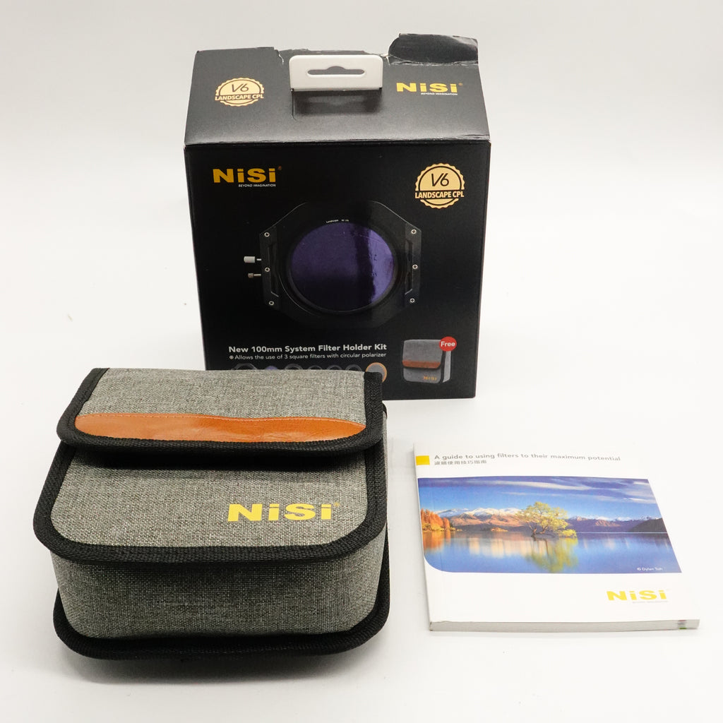 Pre-Owned NiSi V6 100mm Filter Holder with Enhanced Landscape C-PL & Lens Cap With C-PL & Lens Cap (Second Hand)