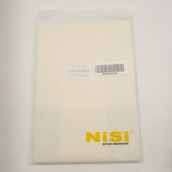 Pre-Owned NISI 100x150mm Nano IR SOFT Graduated Neutral Density Filter - GND8 (0.9) - 3 Stop With Mint in box (Second Hand)