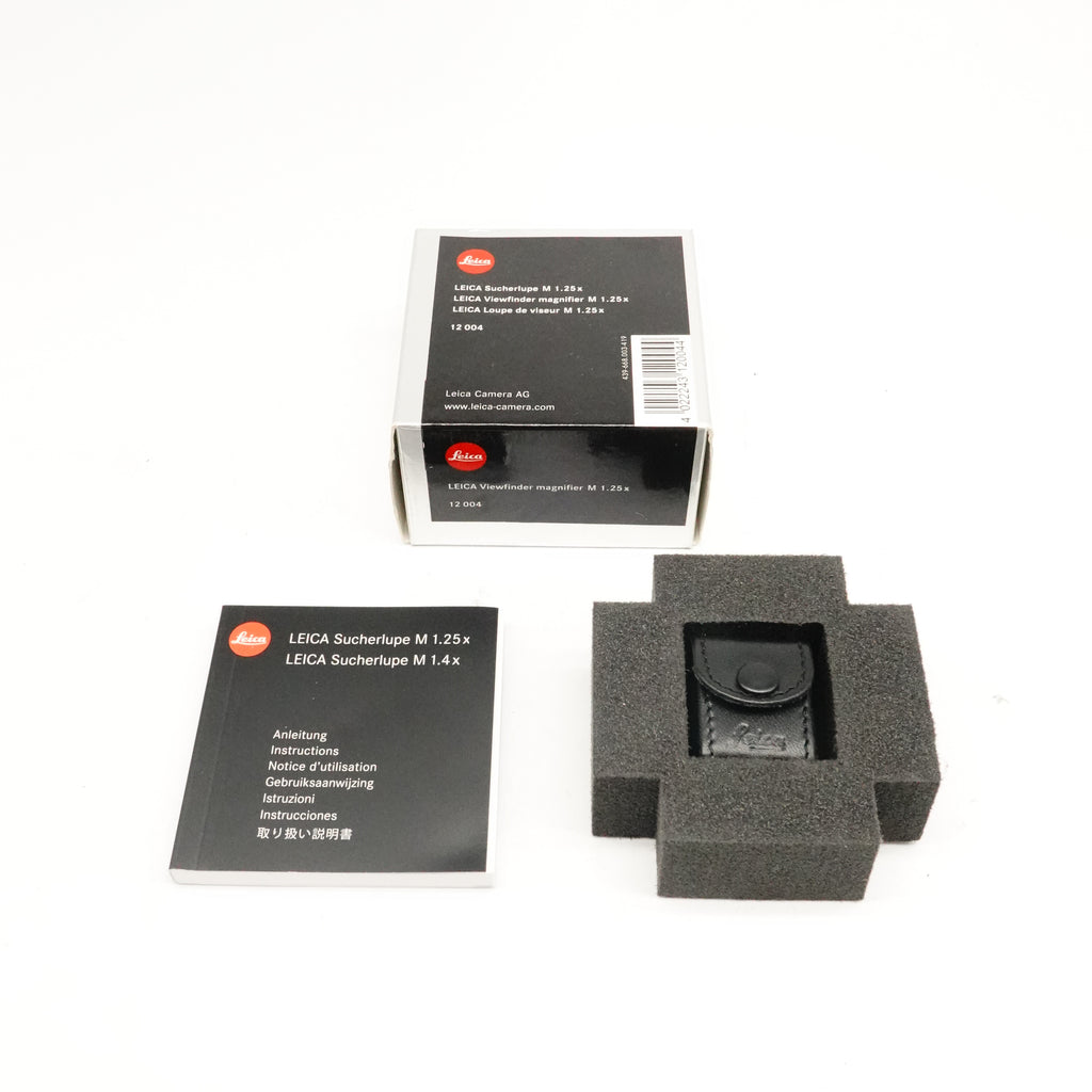 Pre-Owned Leica 1.25x Magnifier With Box, Case As New (Second Hand)
