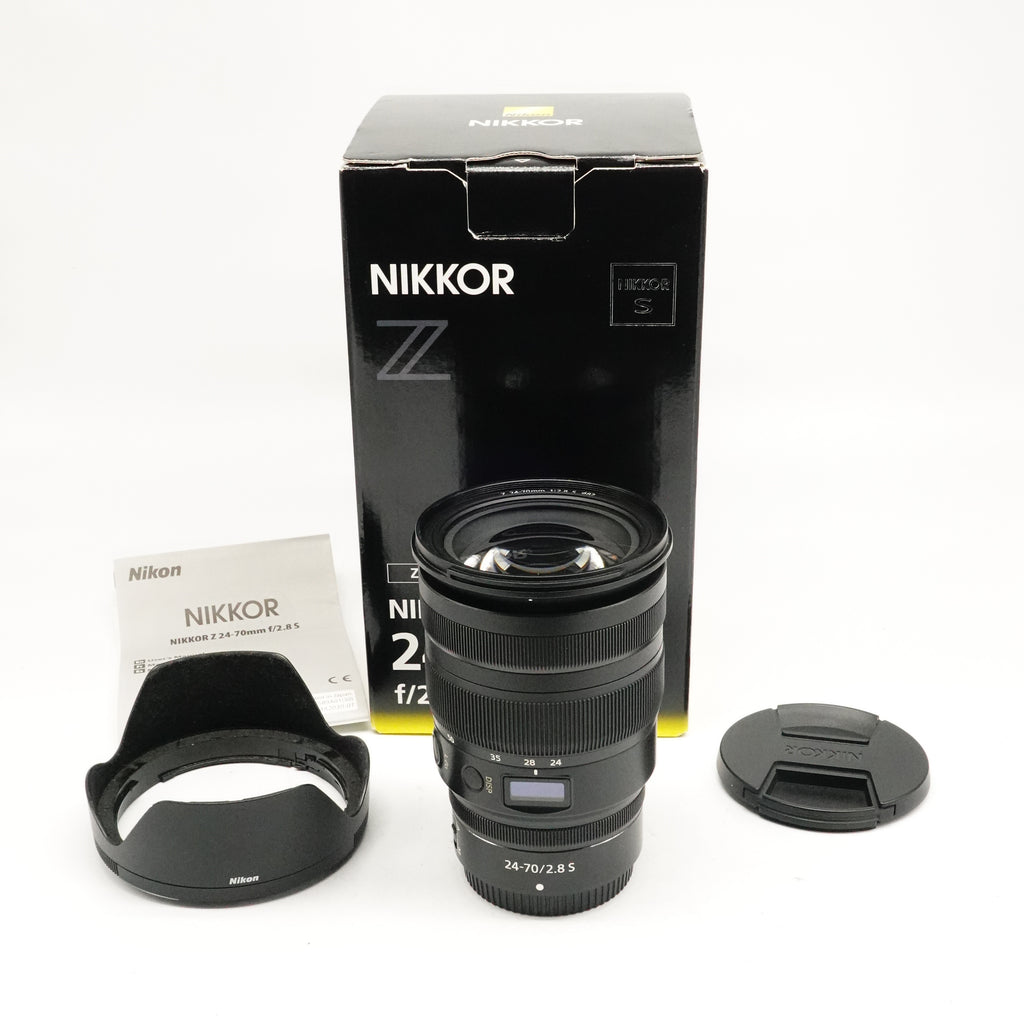 Pre-Owned Nikon NIKKOR Z 24-70mm f/2.8 S Lens With Box Hood Caps & Manual SN: 20005699 (Second Hand)