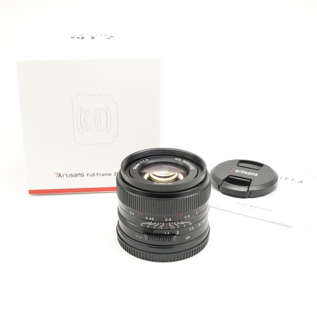Pre-Owned 7Artisans 35mm F1.4 Lens (L Mount) With Boxed as New SN: 70737 (Second Hand)
