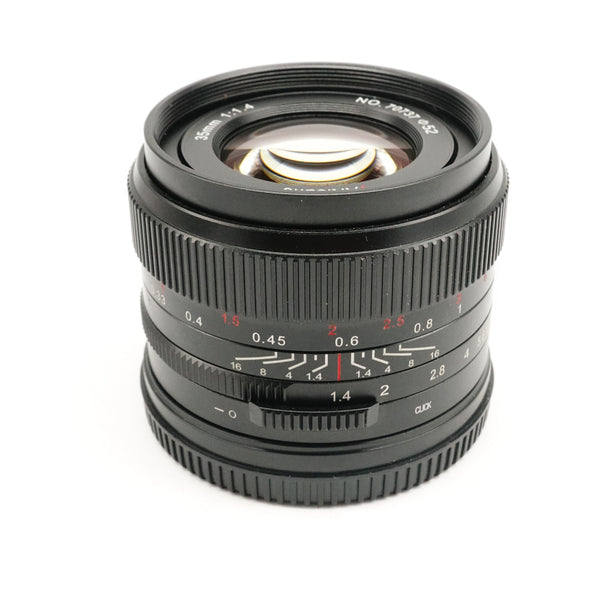 Pre-Owned 7Artisans 35mm F1.4 Lens (L Mount) With Boxed as New SN: 70737 (Second Hand)