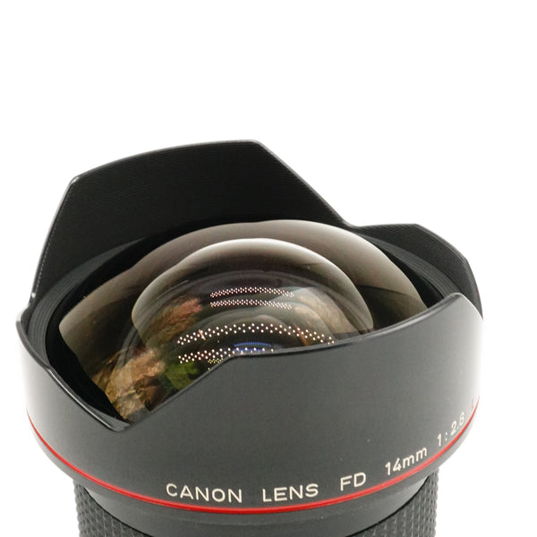 Pre-Owned Canon FD 14mm f/2.8 L FIsheye Lens With F&R Caps SN: 10194 (Second Hand)
