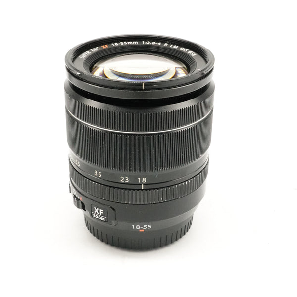 Pre-Owned FUJIFILM XF 18-55mm f/2.8-4 R LM OIS Lens With F&R Caps, Hood SN: 24A23227 (Second Hand)