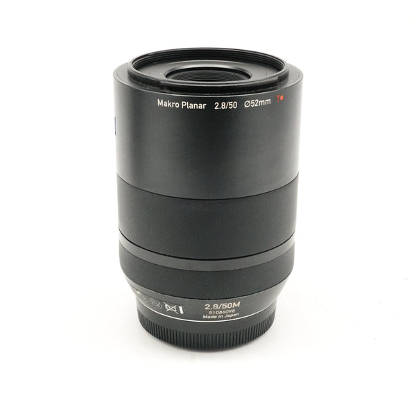 Pre-Owned ZEISS TOUIT 50mm f/2.8 Makro-Planar Lens for FUJIFILM With F&R Caps, Hood SN: 51086098 (Second Hand)