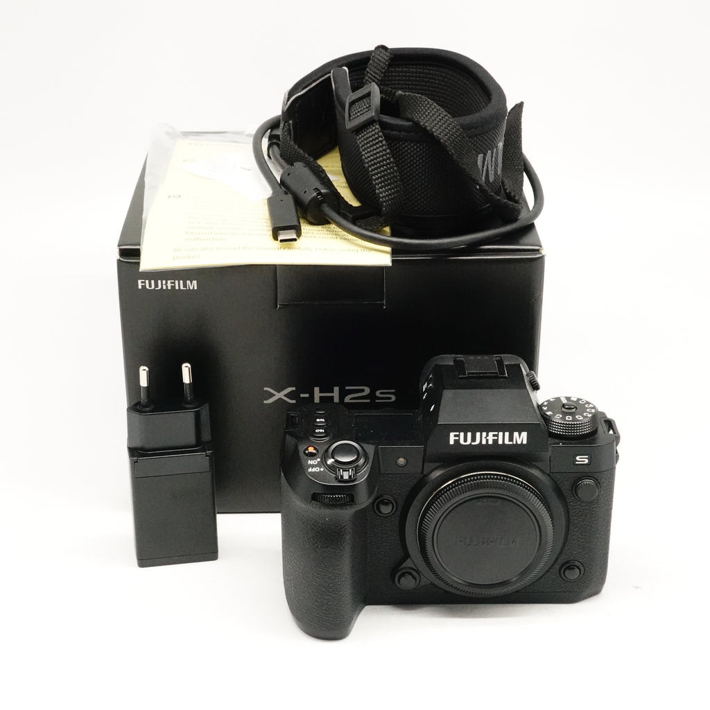 Pre-Owned Fujifilm X-H2S Mirrorless Body Black With Box, Charger, Strap, Battery SN: 3C001370 (Second Hand)