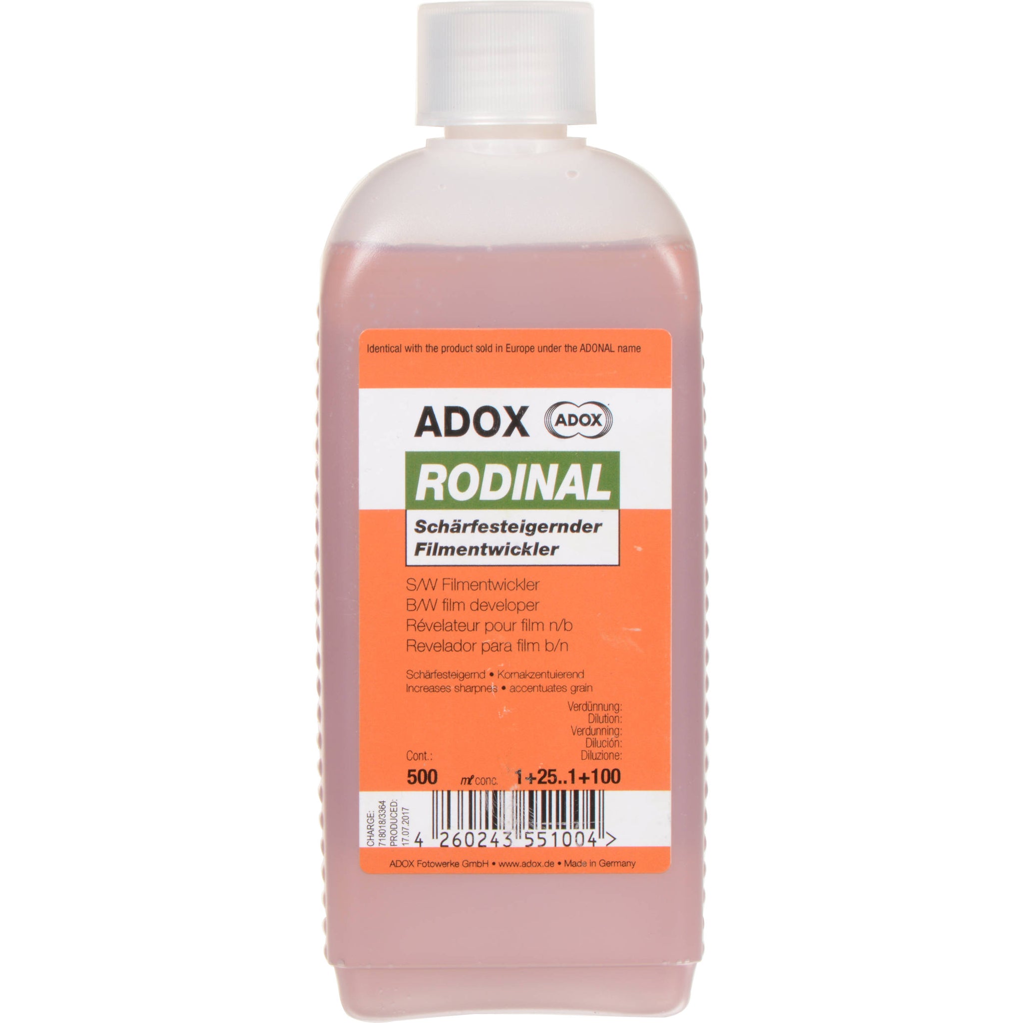 Adox Adonal (Rodinal) 500ml LCS – Camera Electronic