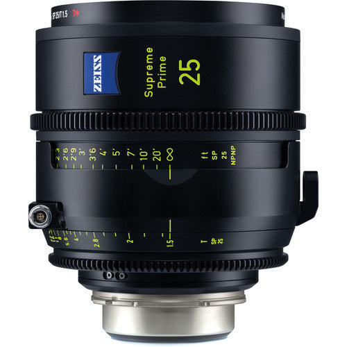 Zeiss Supreme Prime 25mm/T1.5 Feet Cine Lens - PL Mount