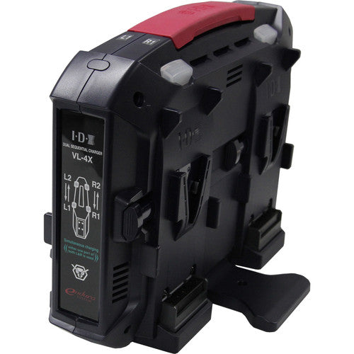 IDX 4-Channel Dual Simultaneous/Sequential V-Mount Battery Charger.