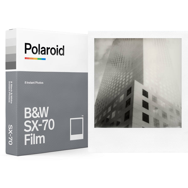 Polaroid SX70 Instant Black and White Film - 8 PK