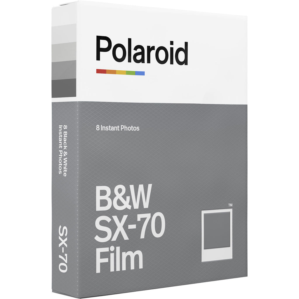 Polaroid SX70 Instant Black and White Film - 8 PK