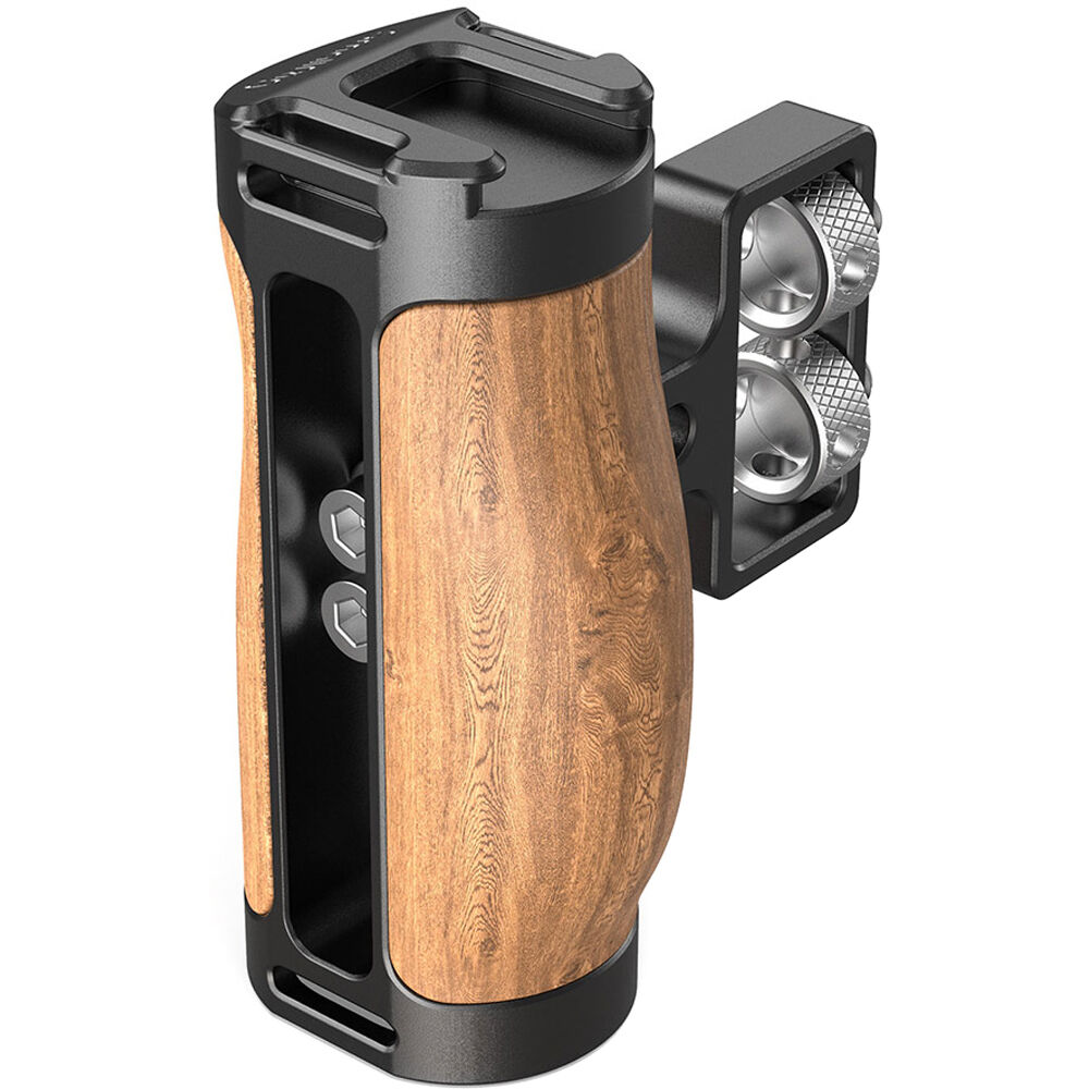 SmallRig 2913 Mini Wooden Side Handle (1/4" - 20 Screws)