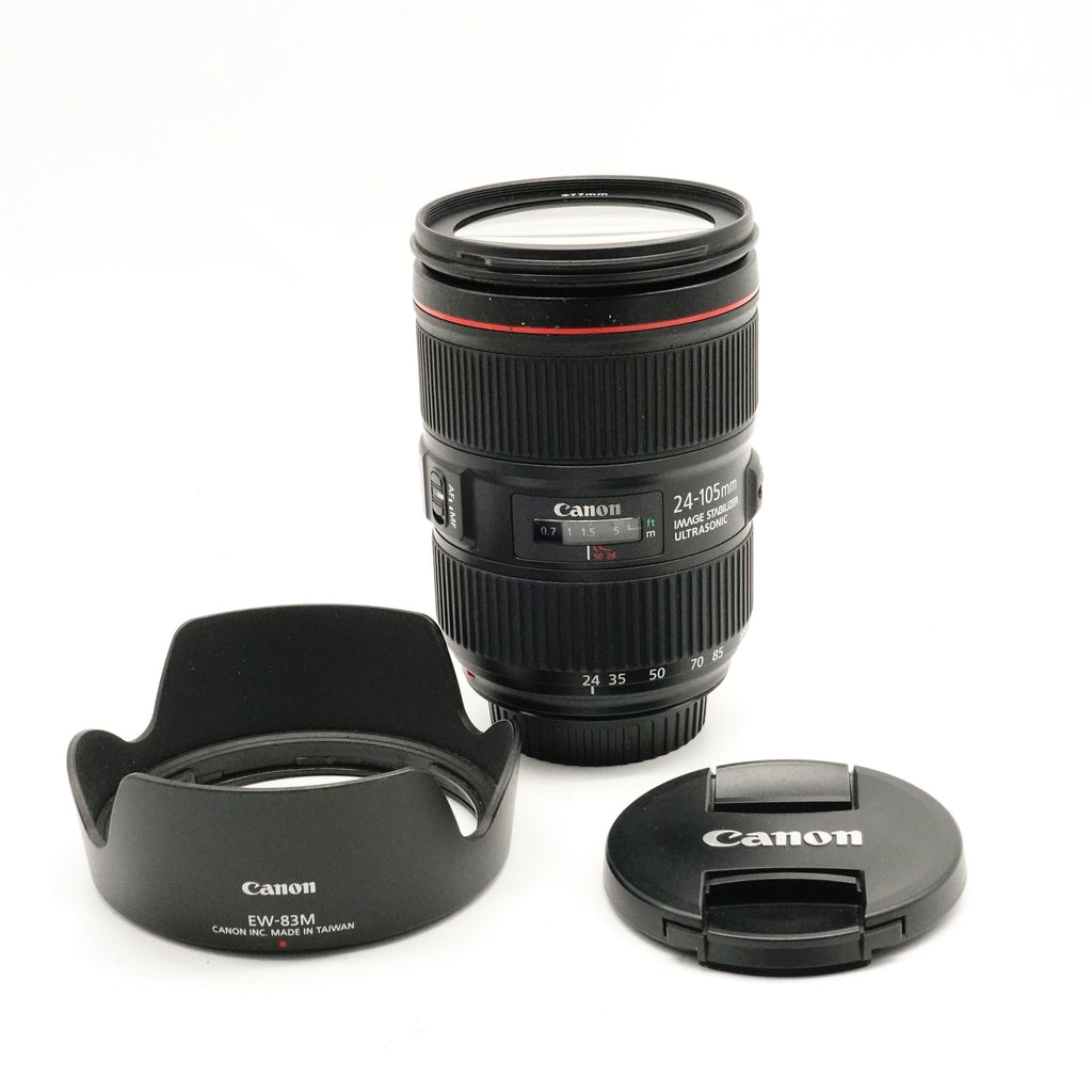 Pre-Owned Canon EF 24-105MM F4 IS II L Lens With Hood & Caps  SN: 7020006395 (Second Hand)