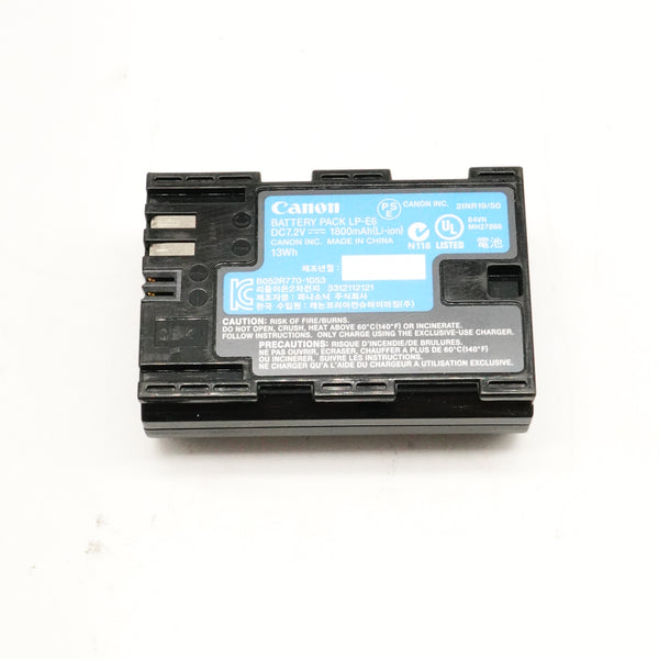Pre-Owned Canon LP-E6 Battery (Second Hand)