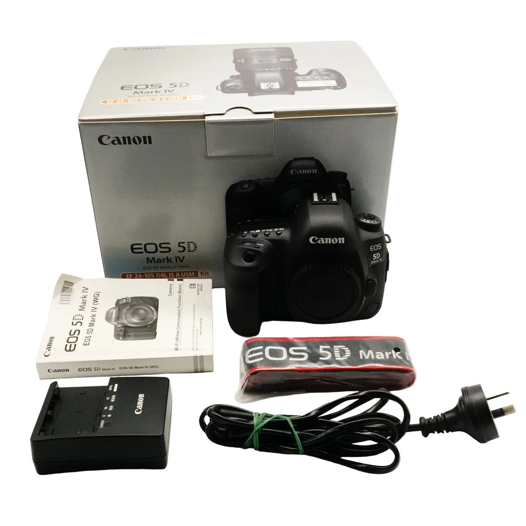 Pre-Owned Canon EOS 5D Mark IV DSLR Camera Body With Box, Manual, Charger & Strap  SN: 295057000208 (Second Hand)