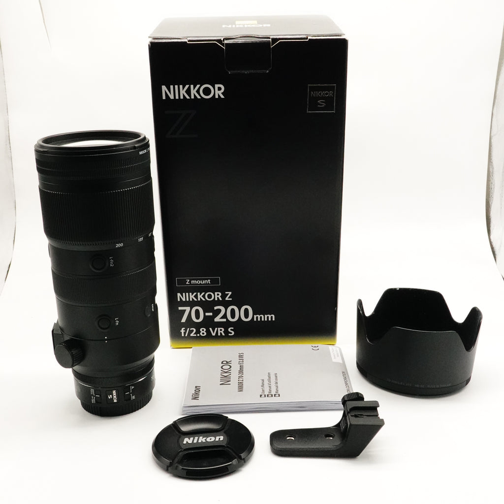 Pre-Owned Nikon  Z 70-200 f2.8 VRS With Rear Cap, Tripod Foot, Hood, Box, Manuals (Missing Front Cap)SN: 20050184 (Second Hand)