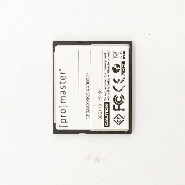 Pre-Owned Promaster CF 8gb Card  (Second Hand)