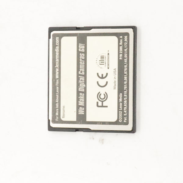 Pre-Owned Lexar CF 1.0GB Card 80x  (Second Hand)