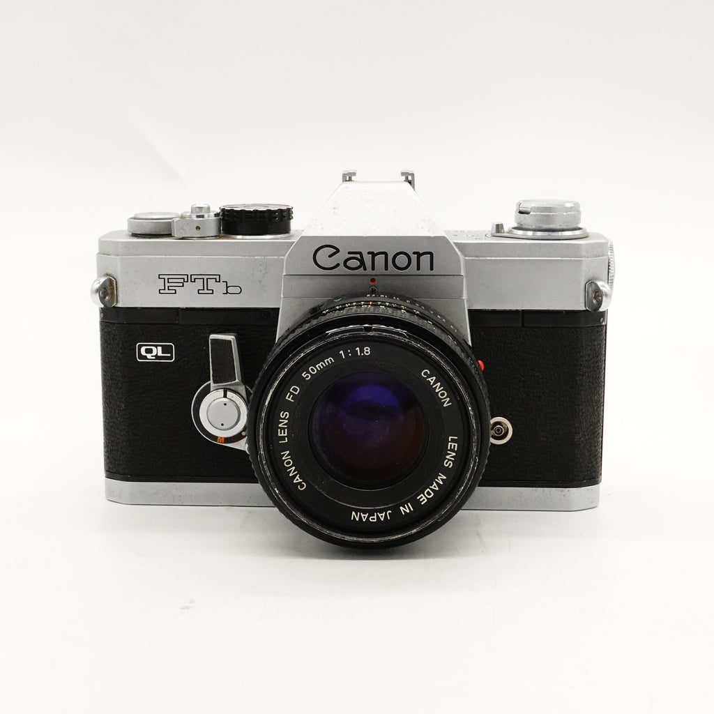 Pre-Owned Canon FTb QL 35mm SLR With 50mm f/1.8 Lens SN: 672305 (Second Hand)