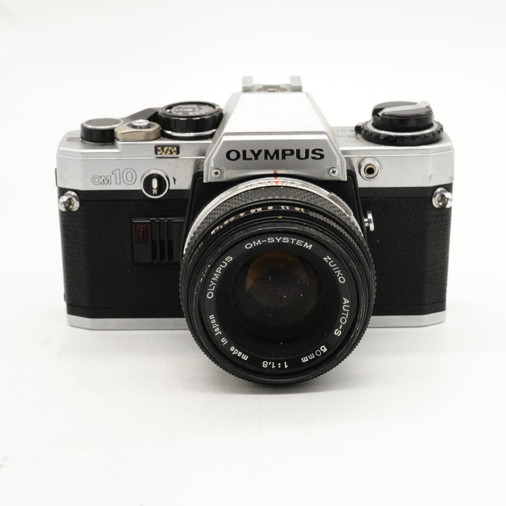 Pre-Owned Olympus OM-10 35mm SLR With 50mm f/1.8 Lens SN: 344698 (Second Hand)