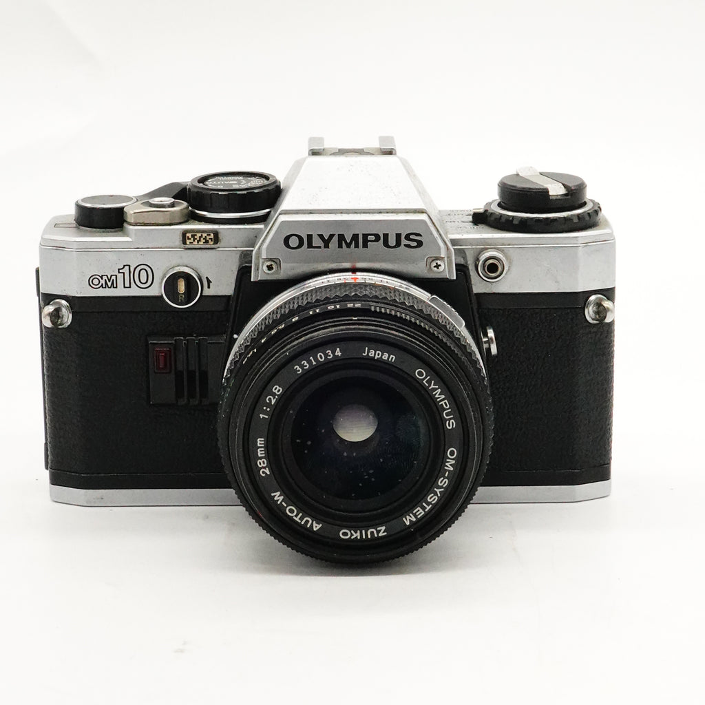 Pre-Owned Olympus OM-10 35mm SLR With 28mm f/2.8 Lens SN: 344698 (Second Hand)