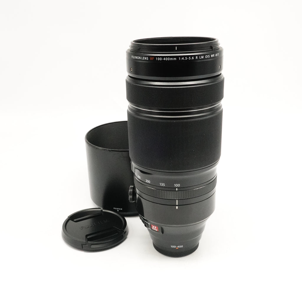 Pre-Owned FUJIFILM XF 100-400mm f/4.5-5.6 R LM OIS WR Lens With Hood, F&R Caps SN: 65A08023 (Second Hand)