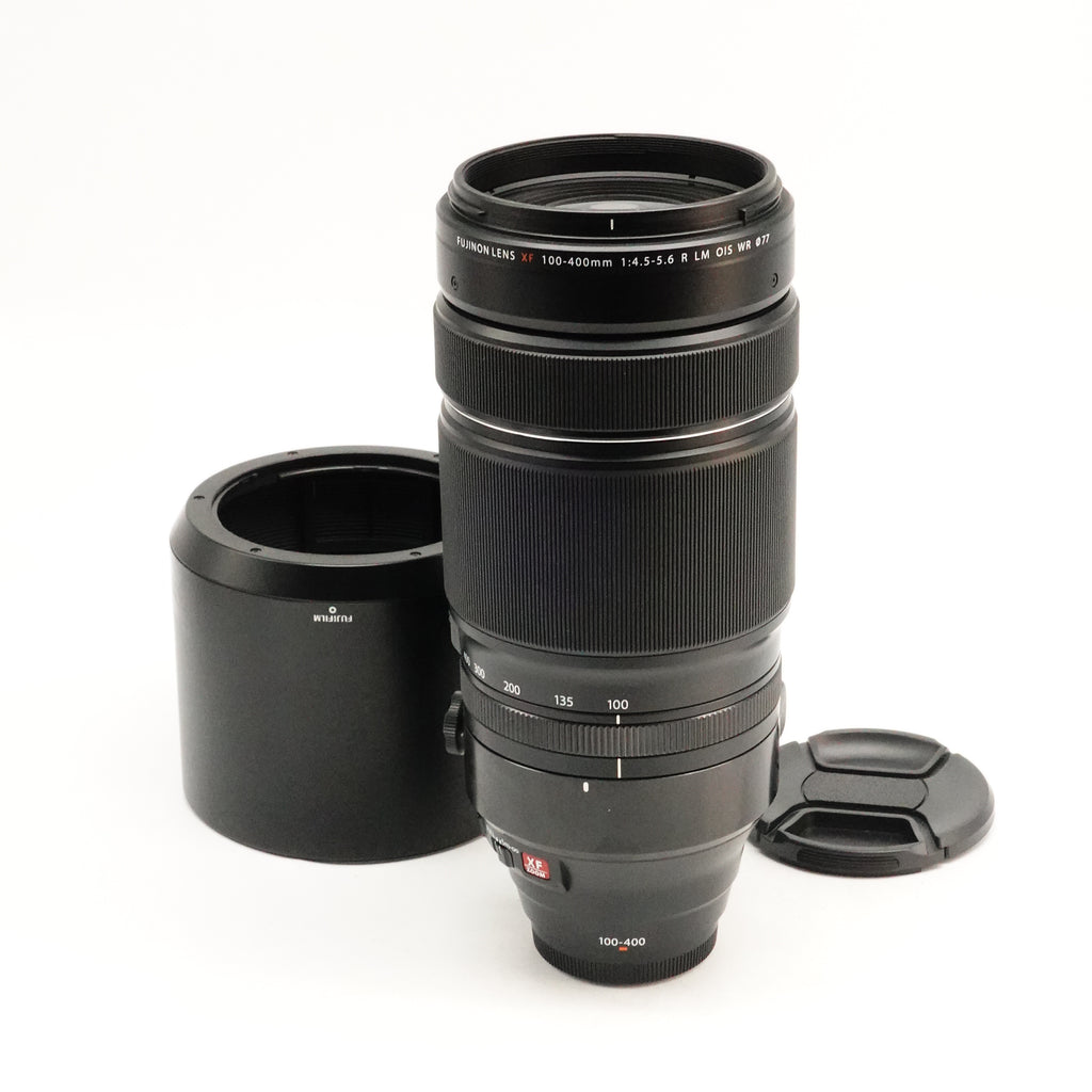 Pre-Owned FUJIFILM XF 100-400mm f/4.5-5.6 R LM OIS WR With Rear Cap & Hood SN: 76A20949 (Second Hand)
