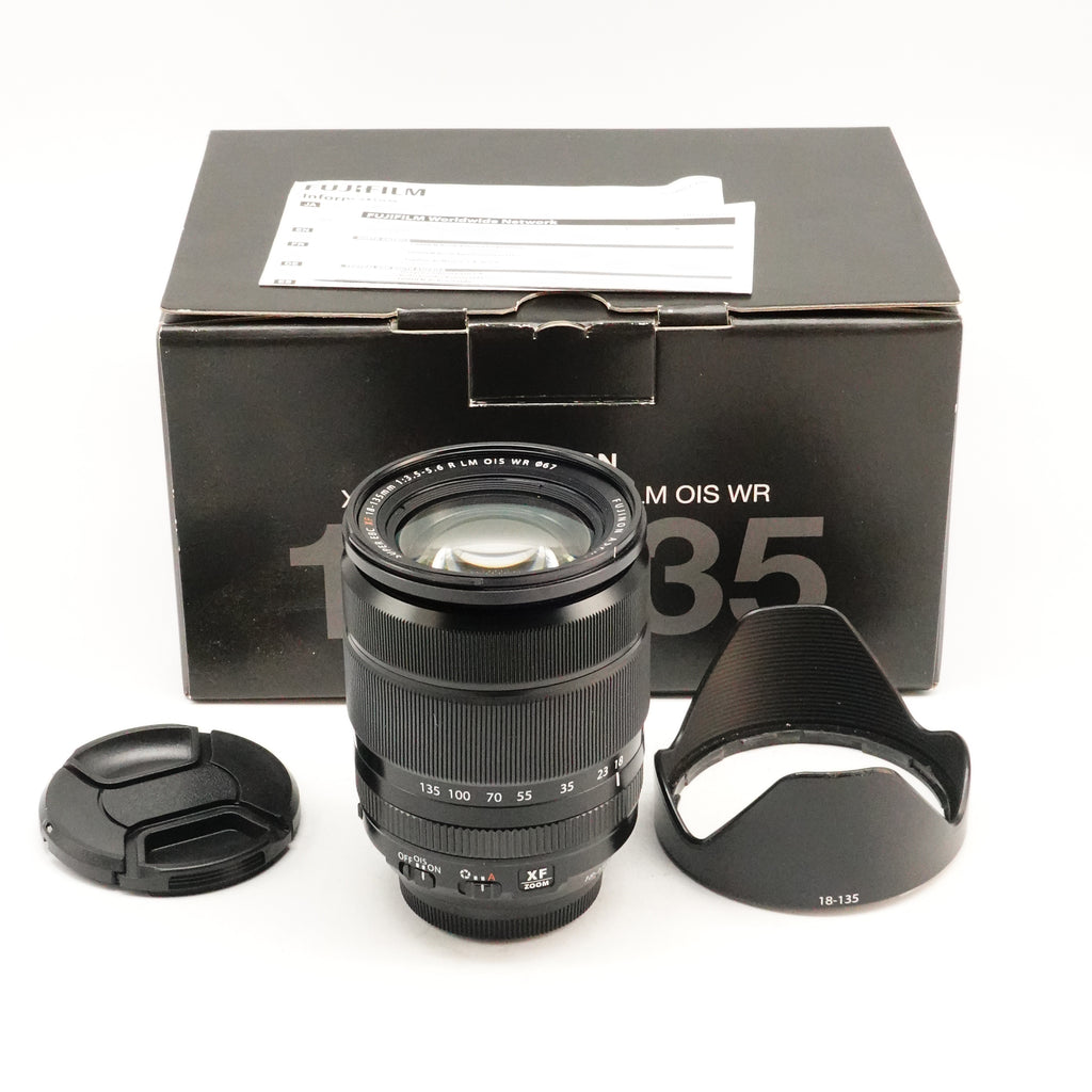 Pre-Owned FUJIFILM XF 18-135mm f/3.5-5.6 R LM OIS WR With Box, Rear Cap & Hood SN: 62A00217 (Second Hand)
