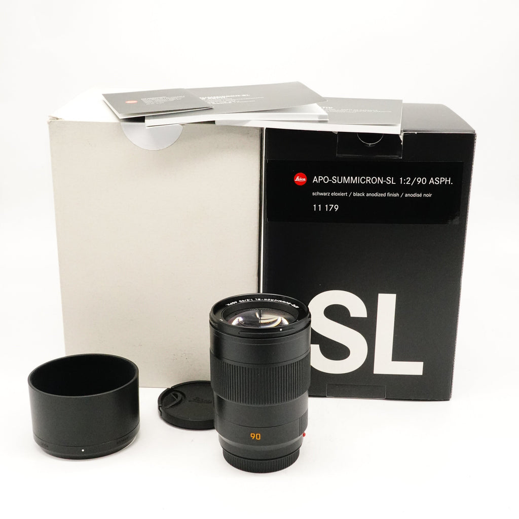 Pre-Owned Leica APO-Summicron SL 90mm f/2 ASPH. Lens with Box SN: 04713313 (Second Hand)