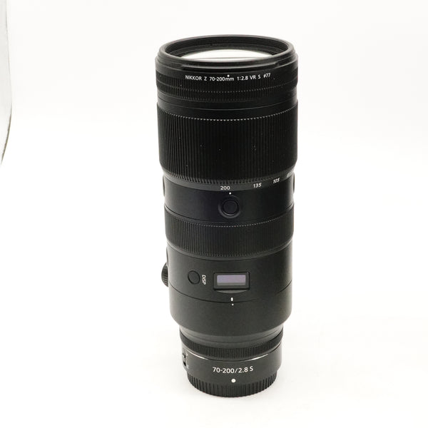 Pre-Owned Nikon NIKKOR Z 70-200mm f/2.8 VR S Lens, Boxed As New With Hood, Case, F&R Caps, Manuals SN: 20021456 (Second Hand)