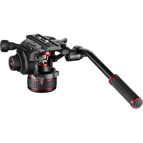 Manfrotto Nitrotech 608 Fluid Head + Aluminium Twin Tripod