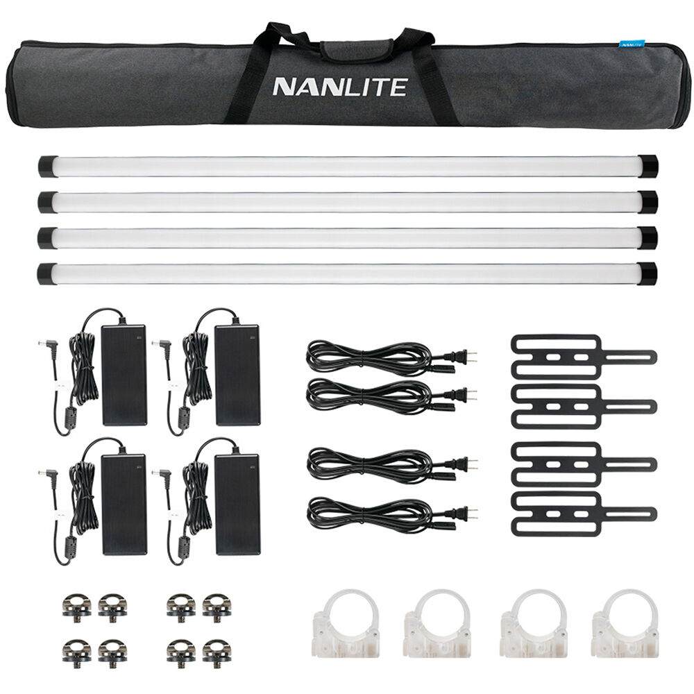 Nanlite PavoTube II 30X RGB LED Pixel Tube Light (4ft, 4-Light Kit)