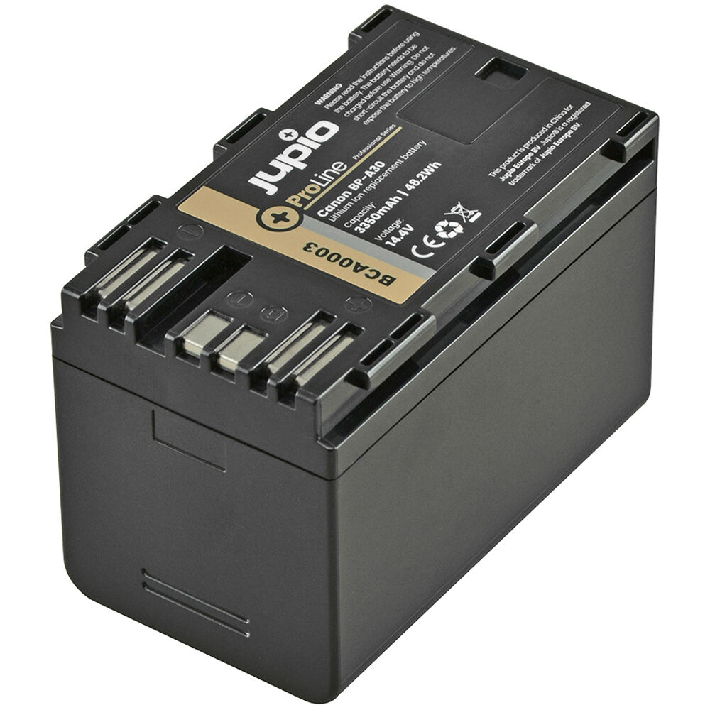 Jupio ProLine BP-A30 3350mAh Battery for Select Canon Cameras (48Wh)