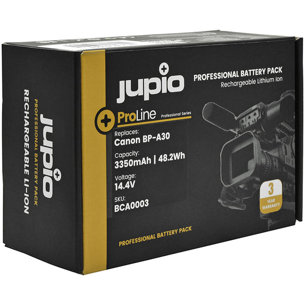 Jupio ProLine BP-A30 3350mAh Battery for Select Canon Cameras (48Wh)