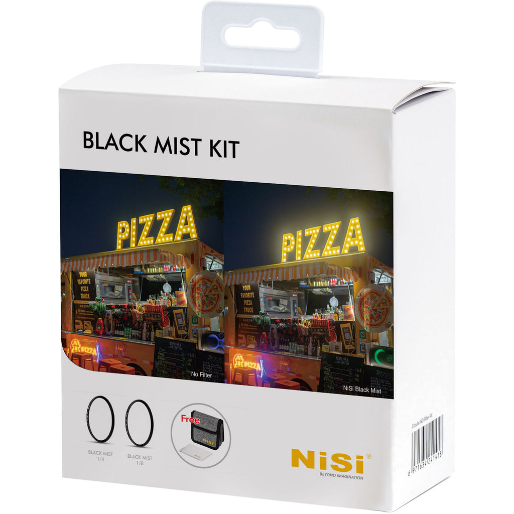 NiSi 82mm Black Mist Kit with 1/4, 1/8 and Case
