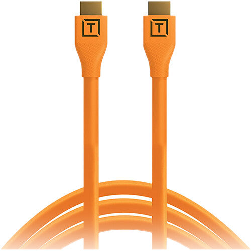 Tether Tools TetherPro HDMI Cable with Ethernet (Orange, 15')
