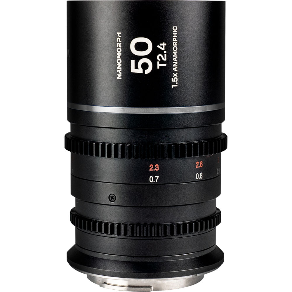 Laowa Nanomorph 50mm T2.4 1.5x S35 Anamorphic Lens (Sony E, Silver Flare)