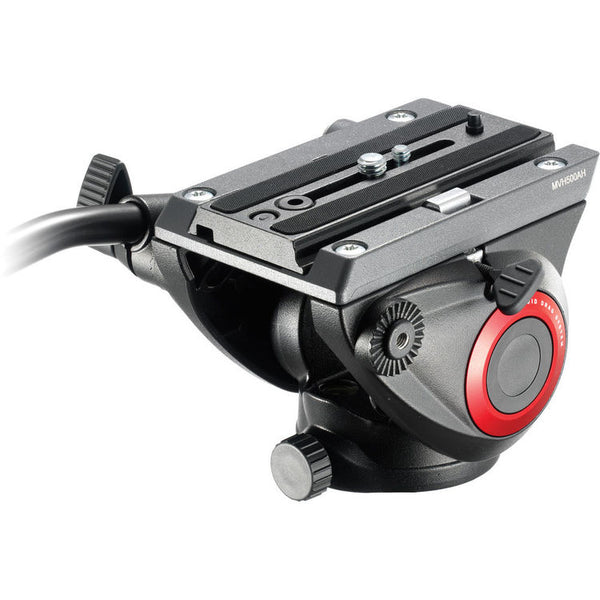 Manfrotto 190 Aluminium 3-Section Tripod + 500 Fluid Video Head