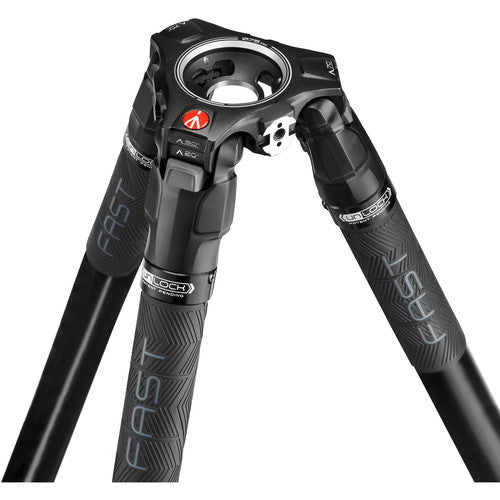 Manfrotto 635 FAST Carbon Fibre Tripod + Nitrotech 608 Video Fluid Head