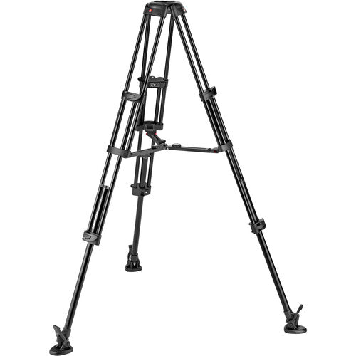 Manfrotto Nitrotech 608 Fluid Video Head + Aluminium Twin Leg Tripod