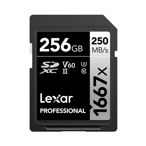 Lexar Professional 1667X SDXC UHS-II SD V60 Card