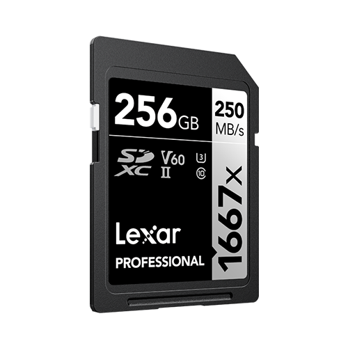 Lexar Professional 1667X SDXC UHS-II SD V60 Card
