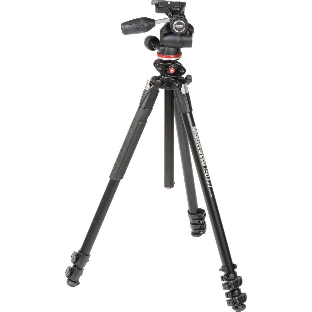 Manfrotto 290 Dual 3 Section Aluminium Tripod