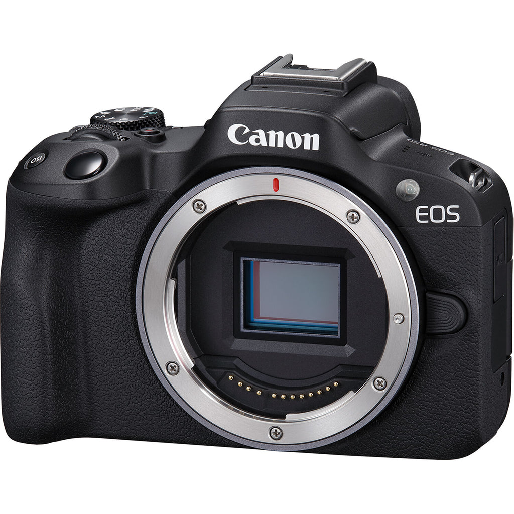 Canon EOS R50 Mirrorless Camera (Black, Body Only)