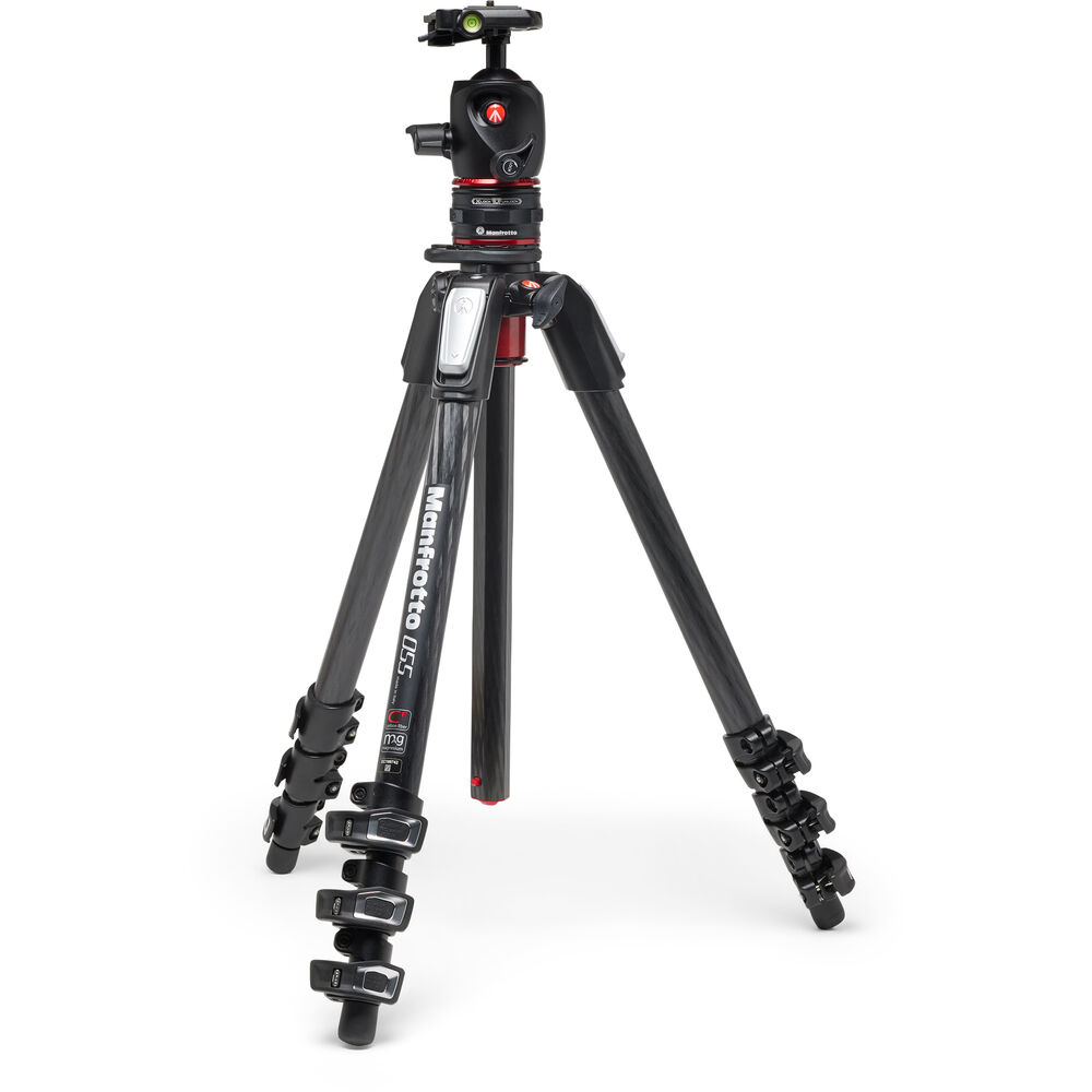 Manfrotto 055 Carbon Fibre 4 Section Tripod + XPRO Ball Head + MOVE Quick Release System