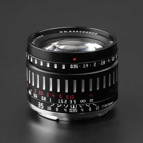 TTArtisan 35mm f/0.95 Lens for Sony E Mount (APS-C) (Black with Silver)