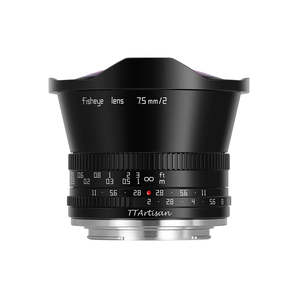TTArtisan 7.5mm f/2 Lens for Sony E Mount (APS-C) (Black)